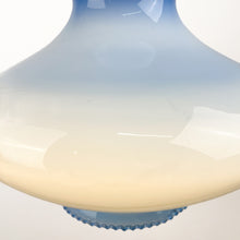 Cargar imagen en el visor de la galería, Lámpara de techo de cristal opalina, 1970&#39;s
