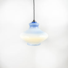 Cargar imagen en el visor de la galería, Lámpara de techo de cristal opalina, 1970&#39;s
