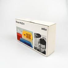 Cargar imagen en el visor de la galería, Secador de Pelo Braun HLD 4, Dieter Rams, 1970. Color Azul.
