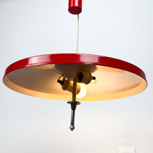 Laden Sie das Bild in den Galerie-Viewer, Deckenleuchte mit Flaschenzugsystem, 1970er Jahre

