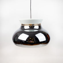 Load image into Gallery viewer, Chromed metal ceiling lamp, 1970&#39;s 

