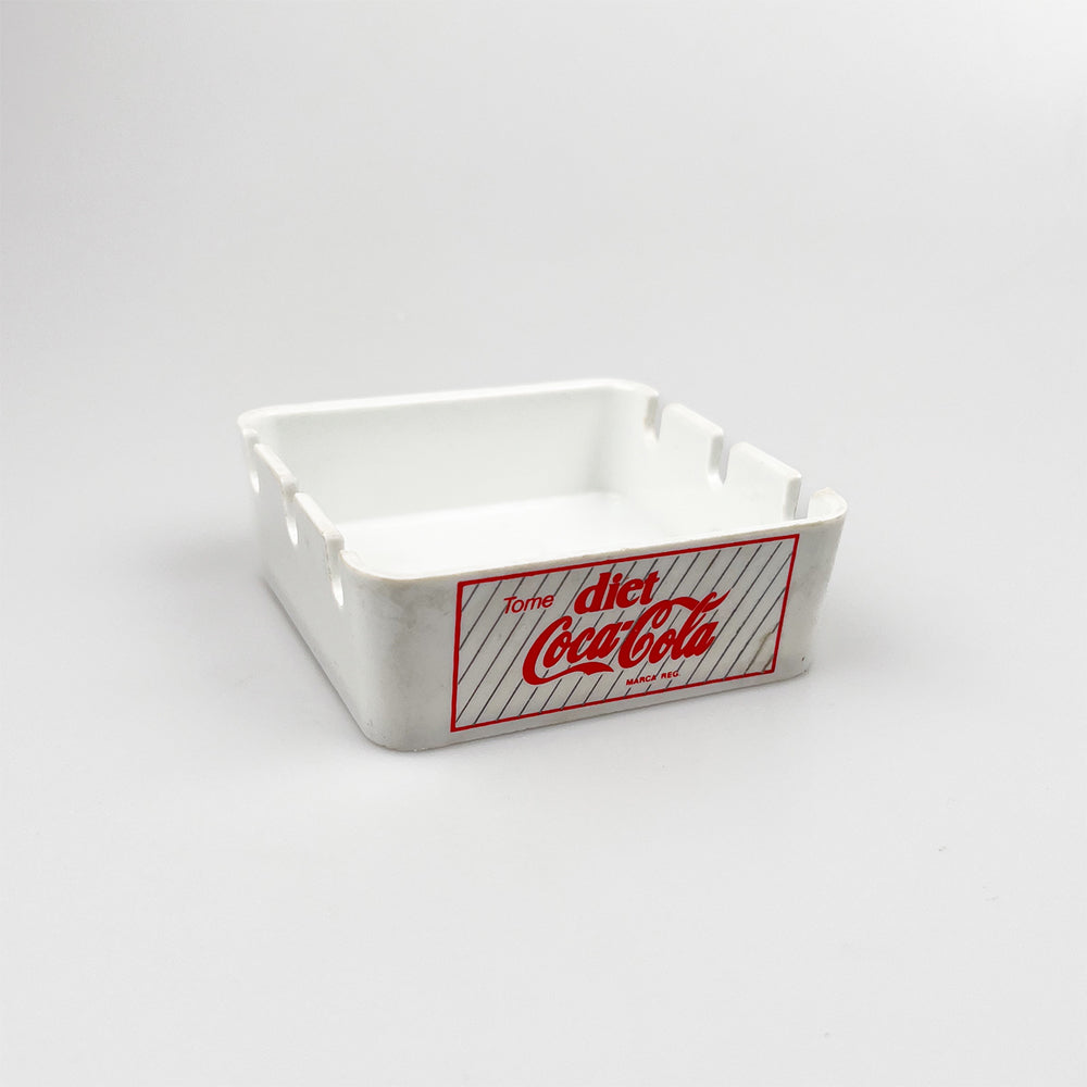 Cendrier Coca Cola en plastique, années 1980