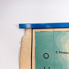 Charger l&#39;image dans la galerie, Carte physique de l&#39;Espagne Seix Barral, 1959.
