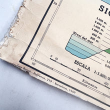 이미지를 갤러리 뷰어에 로드 , Mapa Físico de España Seix Barral, 1969.

