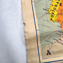 Charger l&#39;image dans la galerie, Carte physique de l&#39;Espagne Seix Barral, 1959.
