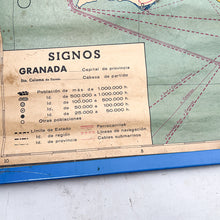 Charger l&#39;image dans la galerie, Carte politique de l&#39;Espagne Seix Barral, 1959.
