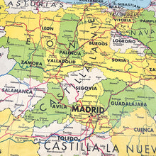 Load image into Gallery viewer, Mapa Político de España Seix Barral, 1972.
