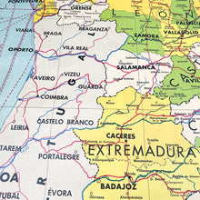 Load image into Gallery viewer, Political Map of Spain, Seix Barral, 1972 
