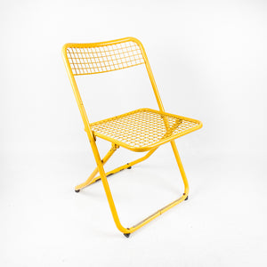 フェデリコ・ジナー社製の金属製折りたたみ椅子モデル085、1970年代。 