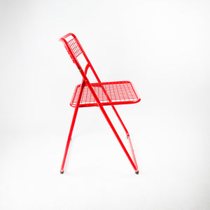 Chaise modèle 085 Federico Giner, années 1970. Rouge.