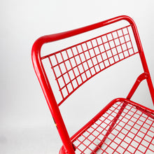 画像をギャラリービューアに読み込む, フェデリコ・ジナー社製の金属製折りたたみ椅子モデル085、1970年代。
