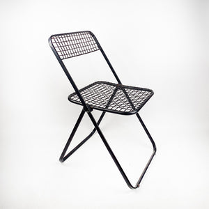 Industrial style folding chair, 1970's 