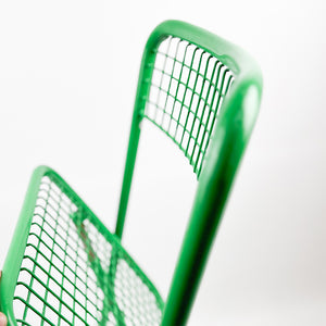 Silla 085 fabricada por Federico Giner, 1970s. Verde.