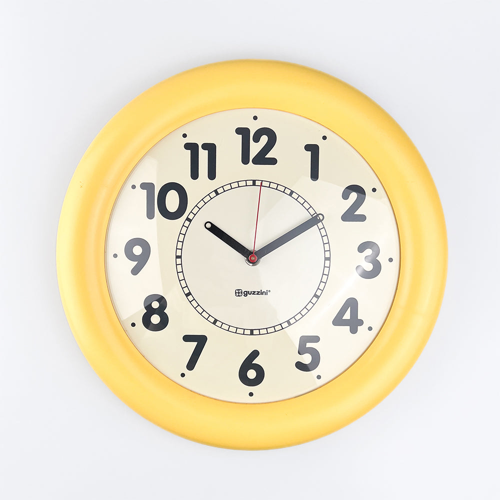Guzzini wall clock, 1980's – falsotecho