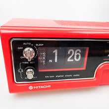 Cargar imagen en el visor de la galería, Radio despertador Hitachi KC-525W, 1970&#39;s

