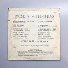Cargar imagen en el visor de la galería, 10” LP. Steve Race And His Orchestra. Musica De Peliculas

