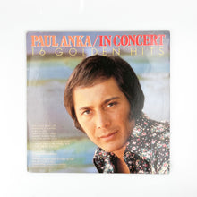 画像をギャラリービューアに読み込む, LP. Paul Anka. In Concert 16 Golden Hits
