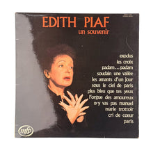 Cargar imagen en el visor de la galería, LP. Edith Piaf. Un Souvenir

