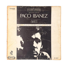 Laden Sie das Bild in den Galerie-Viewer, LP. Paco Ibañez. La Poesia Española De Ahora Y De Siempre
