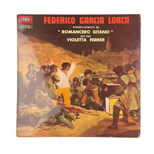Cargar imagen en el visor de la galería, LP. Federico García Lorca, Violeta Ferrer. Poèmes Extraits Du "Romancero Gitano"
