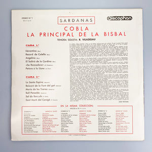 LP. Cobla La Principal De La Bisbal. Sardanas Vol 1