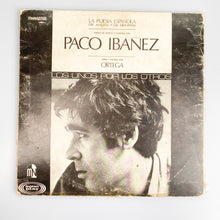 画像をギャラリービューアに読み込む, LP, Gat. Paco Ibañez. La Poesia Española De Ahora Y De Siempre
