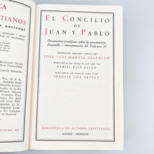 画像をギャラリービューアに読み込む, El Concilio de Juan y Pablo, Jose Luis Martin Descalzo. B.A.C.
