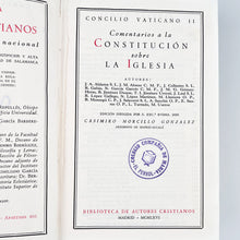 画像をギャラリービューアに読み込む, Comentarios a la Constitución sobre la Iglesia, Concilio Vaticano II
