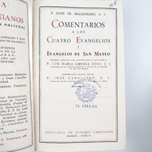 画像をギャラリービューアに読み込む, Comentarios a los Cuatro Evangelíos I,II,II, Andres Fernandez S.I. BAC
