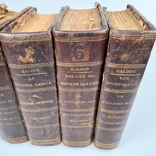 Load image into Gallery viewer, 6 Tomos Episodios Nacionales Serie I y II. Benito Pérez Galdós. 1884-1891
