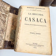 Load image into Gallery viewer, 6 Tomos Episodios Nacionales Serie I y II. Benito Pérez Galdós. 1884-1891
