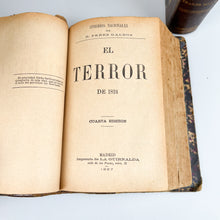 Load image into Gallery viewer, 6 Tomos Episodios Nacionales Serie I y II. Benito Pérez Galdós. 1884-1891
