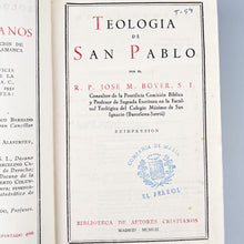 画像をギャラリービューアに読み込む, Teología de San Pablo, R.P. Jose M. Bover, S.I. BAC
