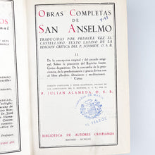 画像をギャラリービューアに読み込む, Obras Completas de San Anselmo 2 Tomos. BAC
