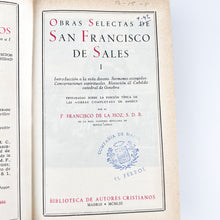 Laden Sie das Bild in den Galerie-Viewer, Obras Selectas de San Francisco de Sales. BAC
