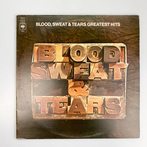 LP . Blood, Sweat & Tears. Blood, Sweat & Tears Greatest Hits