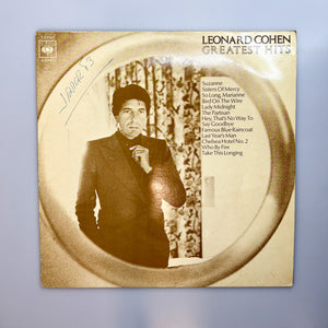 LP. Leonard Cohen. Greatest Hits