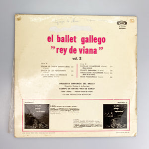 LP. Orquesta Sinfonica Del Ballet. El Ballet Gallego ”Rey De Viana” Vol.2
