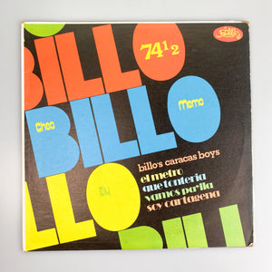 LP. Billo's Caracas Boys. Billo 74 1/2