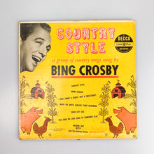 Laden Sie das Bild in den Galerie-Viewer, LP 10”. Bing Crosby. Country Style (VG/VG+)
