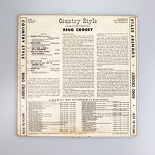 Laden Sie das Bild in den Galerie-Viewer, LP 10”. Bing Crosby. Country Style (VG/VG+)
