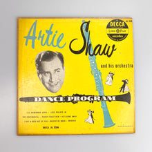 Cargar imagen en el visor de la galería, LP 10”. Artie Shaw And His Orchestra. Dance Program
