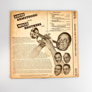 LP 10”. Louis Armstrong And The Mills Brothers. Louis Armstrong And The Mills Brothers