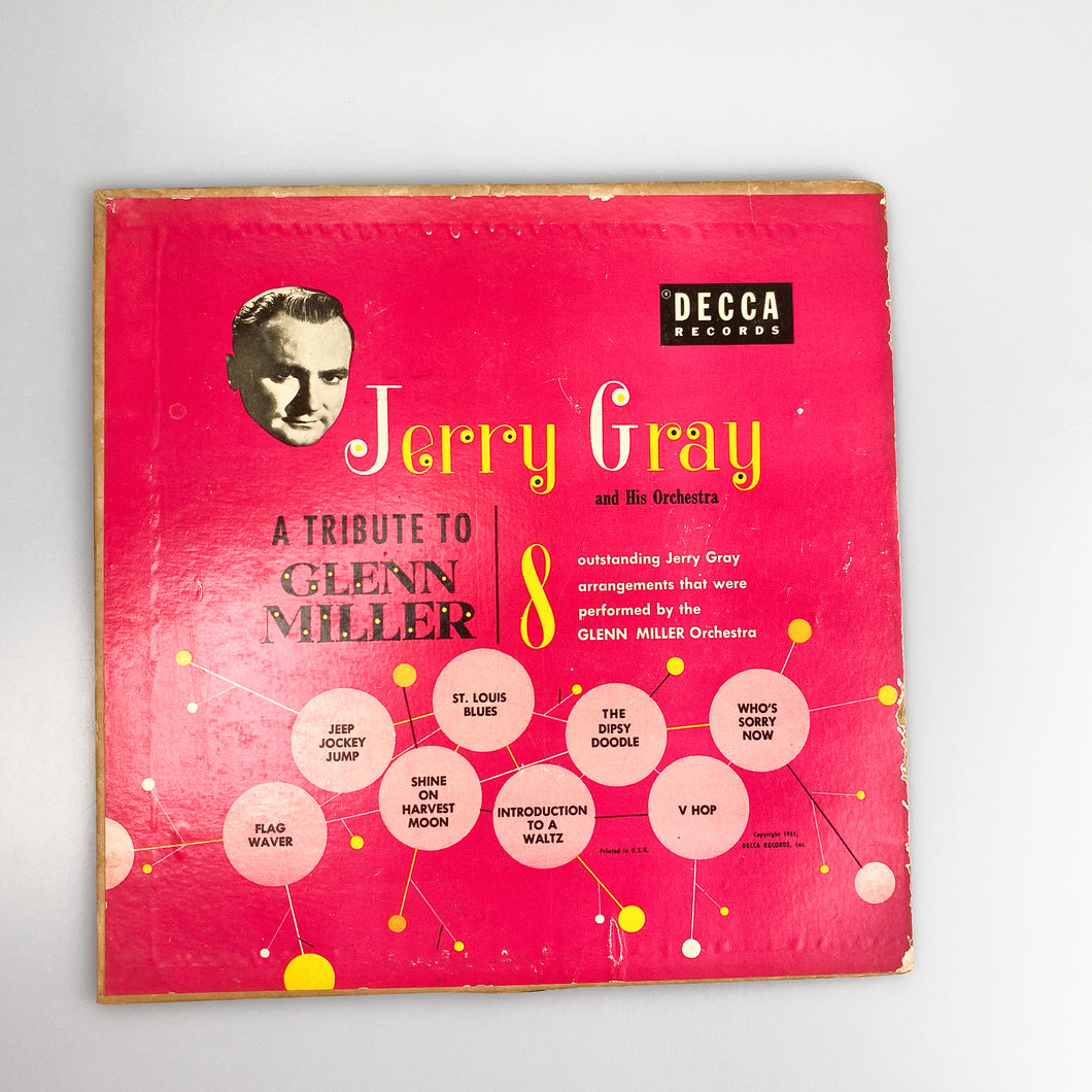 LP 10”. Jerry Gray And His Orchestra. A Tribute To Glenn Miller