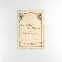 画像をギャラリービューアに読み込む, Partitura Les Feuillets de l'Organiste Nº 3. Hedwige Chretien. 1923
