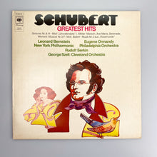 Load image into Gallery viewer, LP. Schubert. Schubert Greatest Hits
