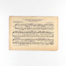 画像をギャラリービューアに読み込む, Partitura para Órgano Cuatro Interludios sobre motivos gregorianos L. Iruarrizaga. Revista Musica Sacro-Hispana, 1916
