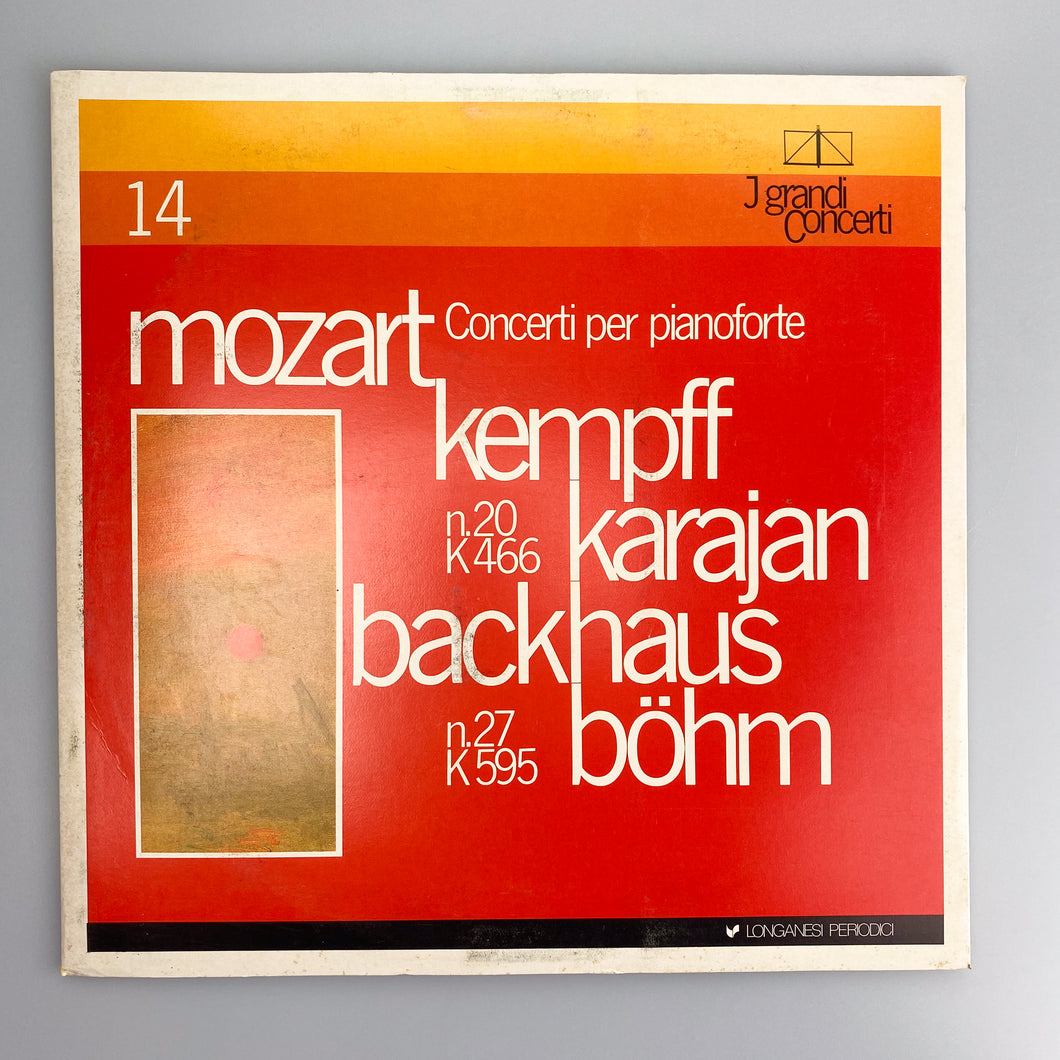 LP. Mozart. Concerti Per Pianoforte: N.20 K 466; N.27 K 595