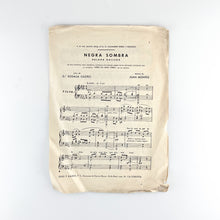 画像をギャラリービューアに読み込む, Partitura Negra Sombra, Balada Gallega. Juan Montes. Puig y Ramos.
