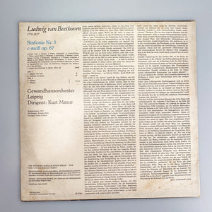 LP. Beethoven. Sinfonie Nr. 5 C-moll Op. 67